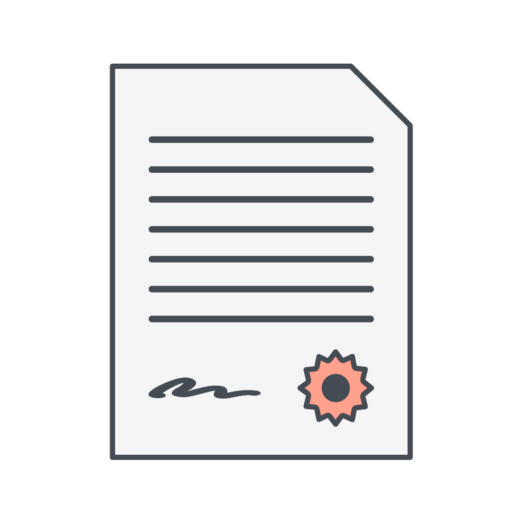 —Pngtree—vector contract icon_4091625